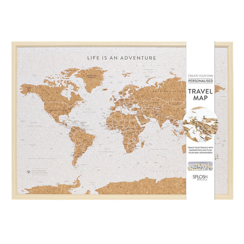World Map Travel Board | Large
