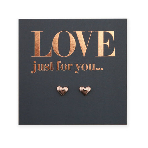 Love Just For You Heart Earrings
