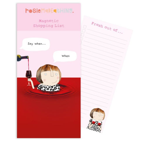 Say When Magnetic Notepad | Rosie Made A Thing