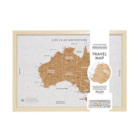 Australia Map Travel Board | Large