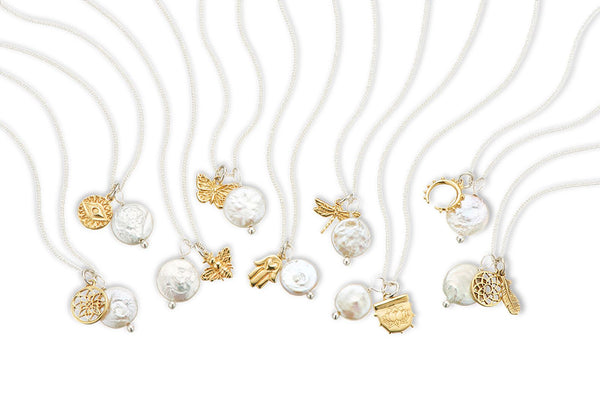 Palas Pearl Amulet Necklace | Dream Catcher