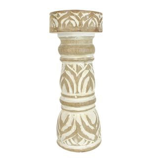 Nyala Wooden Candleholder | Medium