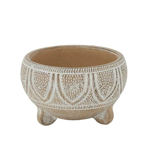 Phoenix footed bowl