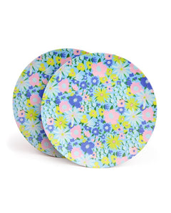 Posy Skies Bamboo Melamine Plates 2pk | The Somewhere Co