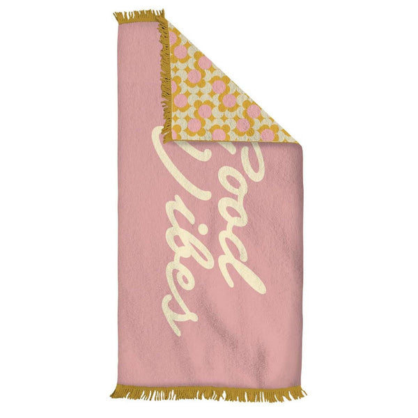 Double Sided Quick Dry Beach Towel | Retro Dot