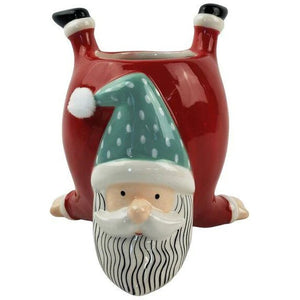 Quirky Santa Pot | Blue