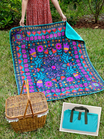 Mandala Print Picnic Blanket