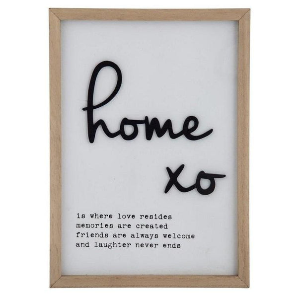 Home Wall Plaque