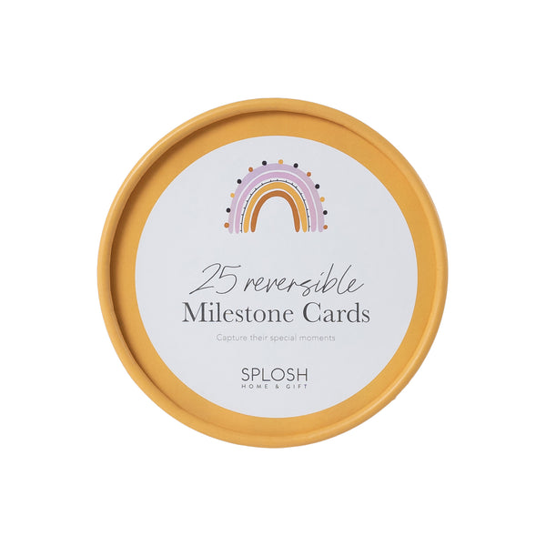 Reversible Milestone Cards | Rainbows