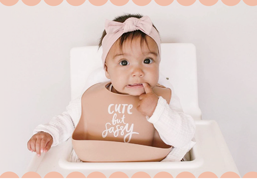 Silicone Baby Bib | Cute but Sassy