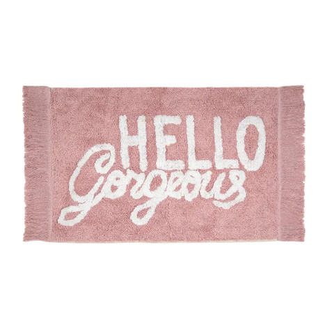 Hello Gorgeous Bath Mat