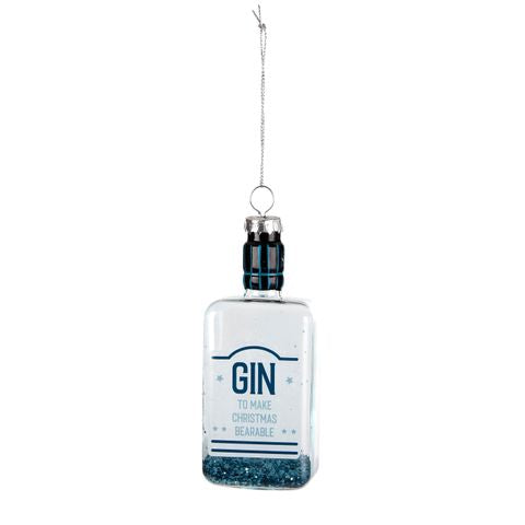 Gin Bottle Tree Ornament