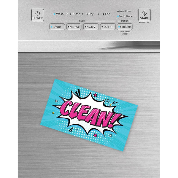 Double Sided Magnetic Dishwasher Sign