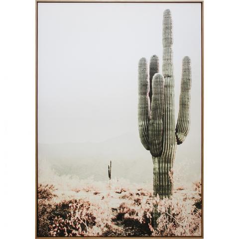 Framed Cactus Wall Canvas