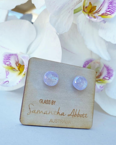 Lilac Shimmer Studs | Samantha Abbott