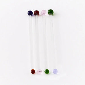 Coloured Cocktail Glass Stirrers S/4