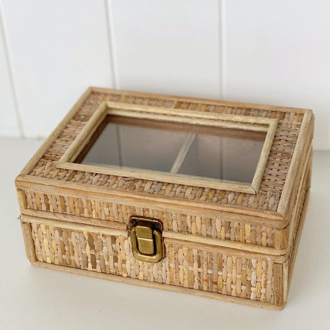 Rayna Rattan Jewellery Box | Small