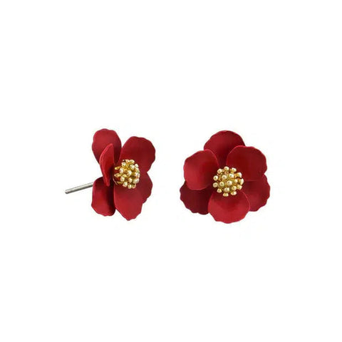 Red Poppy Earrings | Tiger Tree