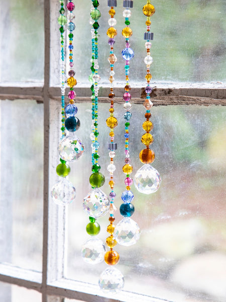 Amber Crystal Sun Catcher