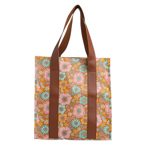 Kollab Market Bag | Retro Floral