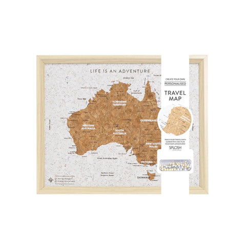 Australia Map Travel Board