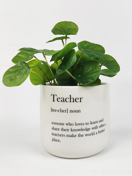 Teacher Plant Pot