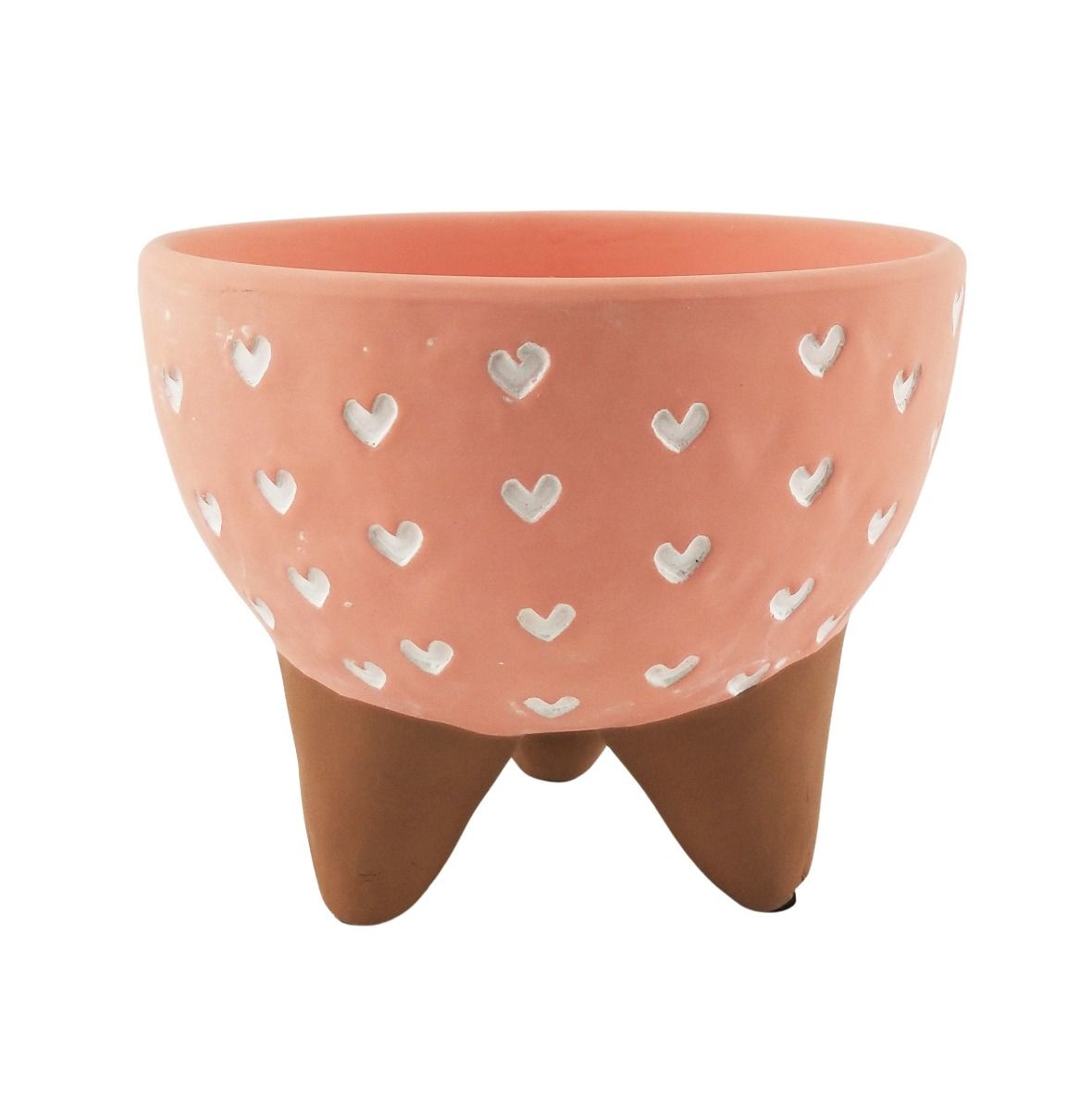 Hearts Pot with Legs
