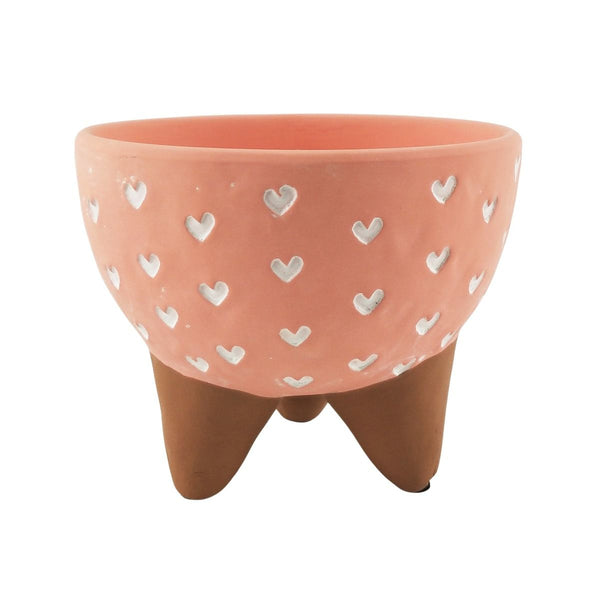 Hearts Pot with Legs
