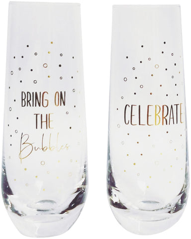 Celebrate Champagne Glass Set of 2