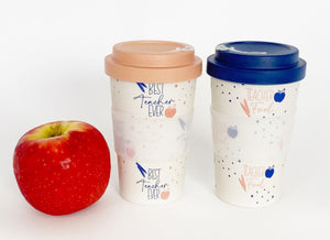 Teacher Fuel Eco Travel Mug | Navy