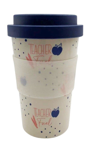 Teacher Fuel Eco Travel Mug | Navy