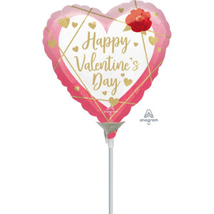 Happy Valentine's Day Foil Balloon | Pink