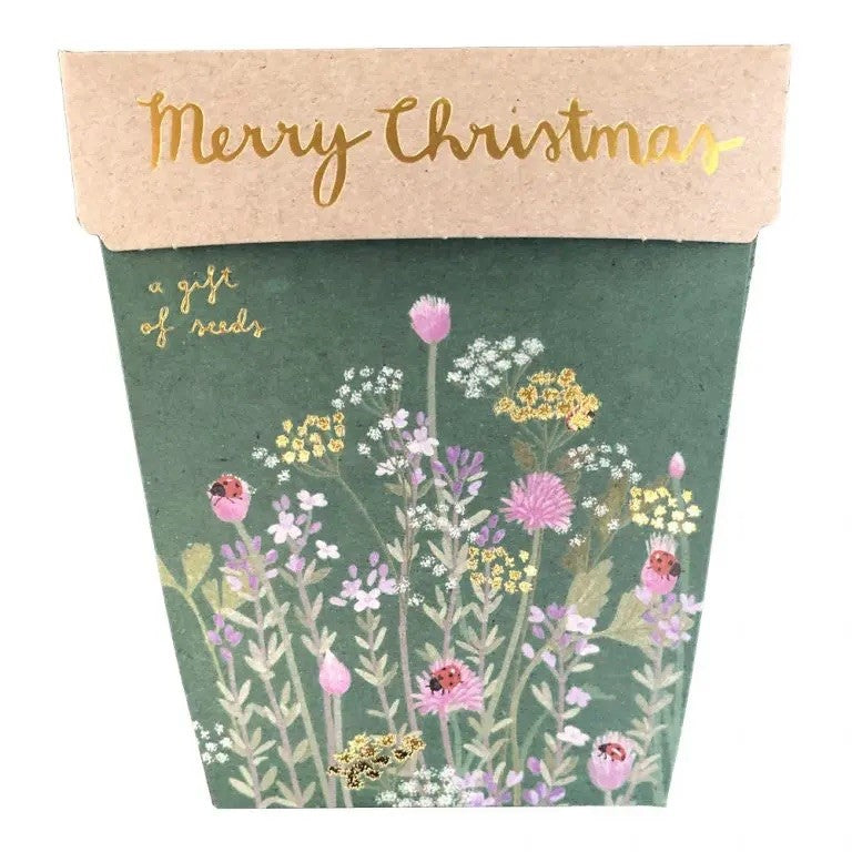 Herbs Gift of Seeds Christmas Card